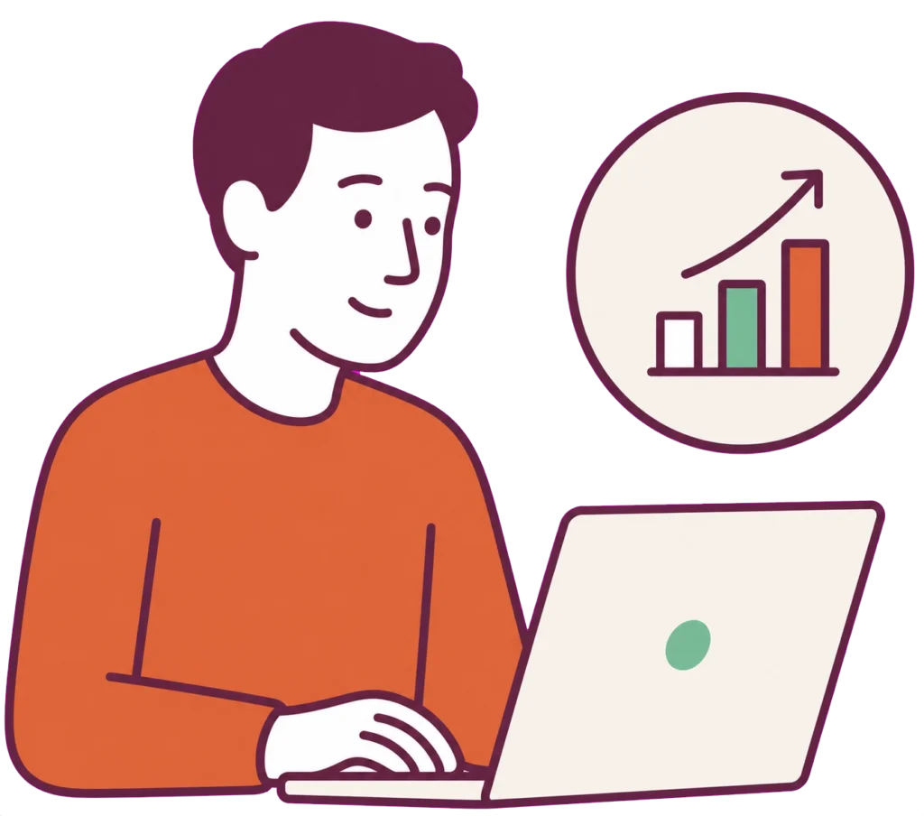 Följ utvecklingen​ PoM Learn LMS
